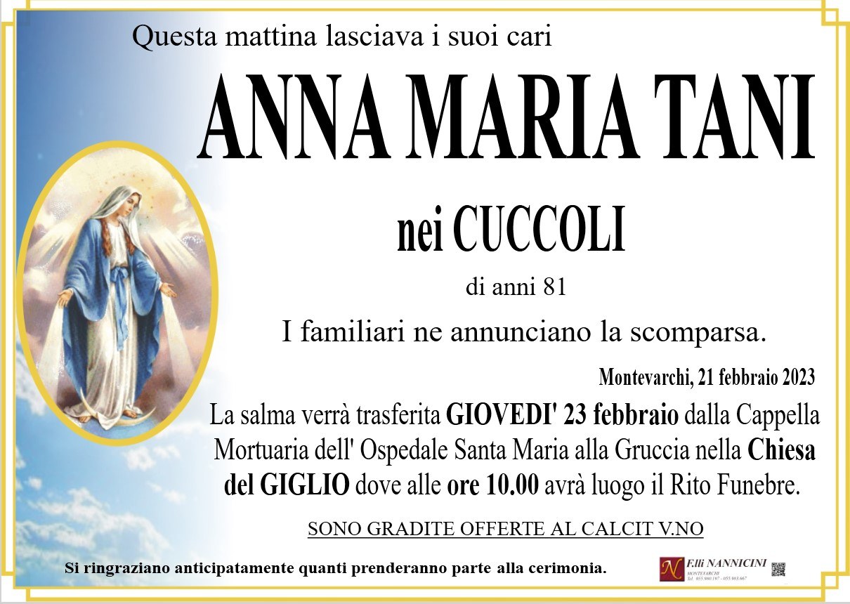 ANNA MARIA TANI