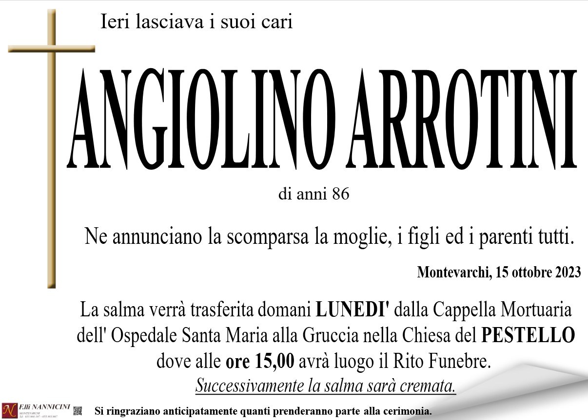 ANGIOLINO ARROTINI