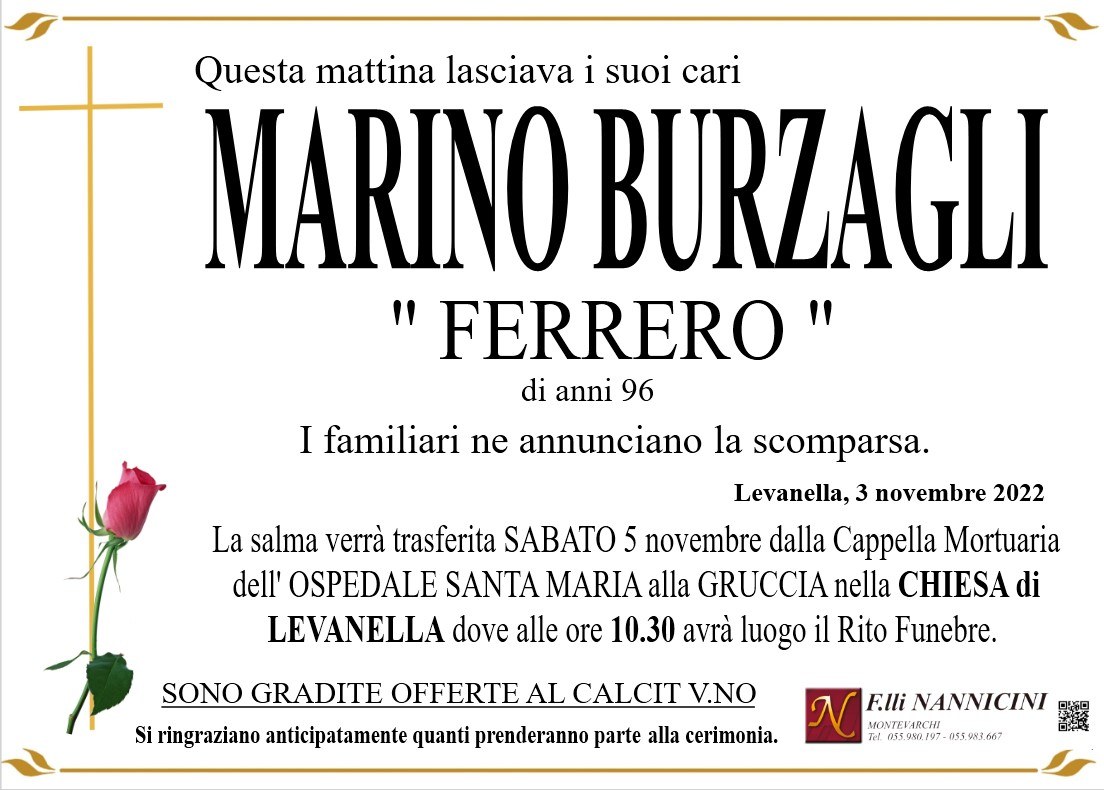 BURZAGLI MARINO