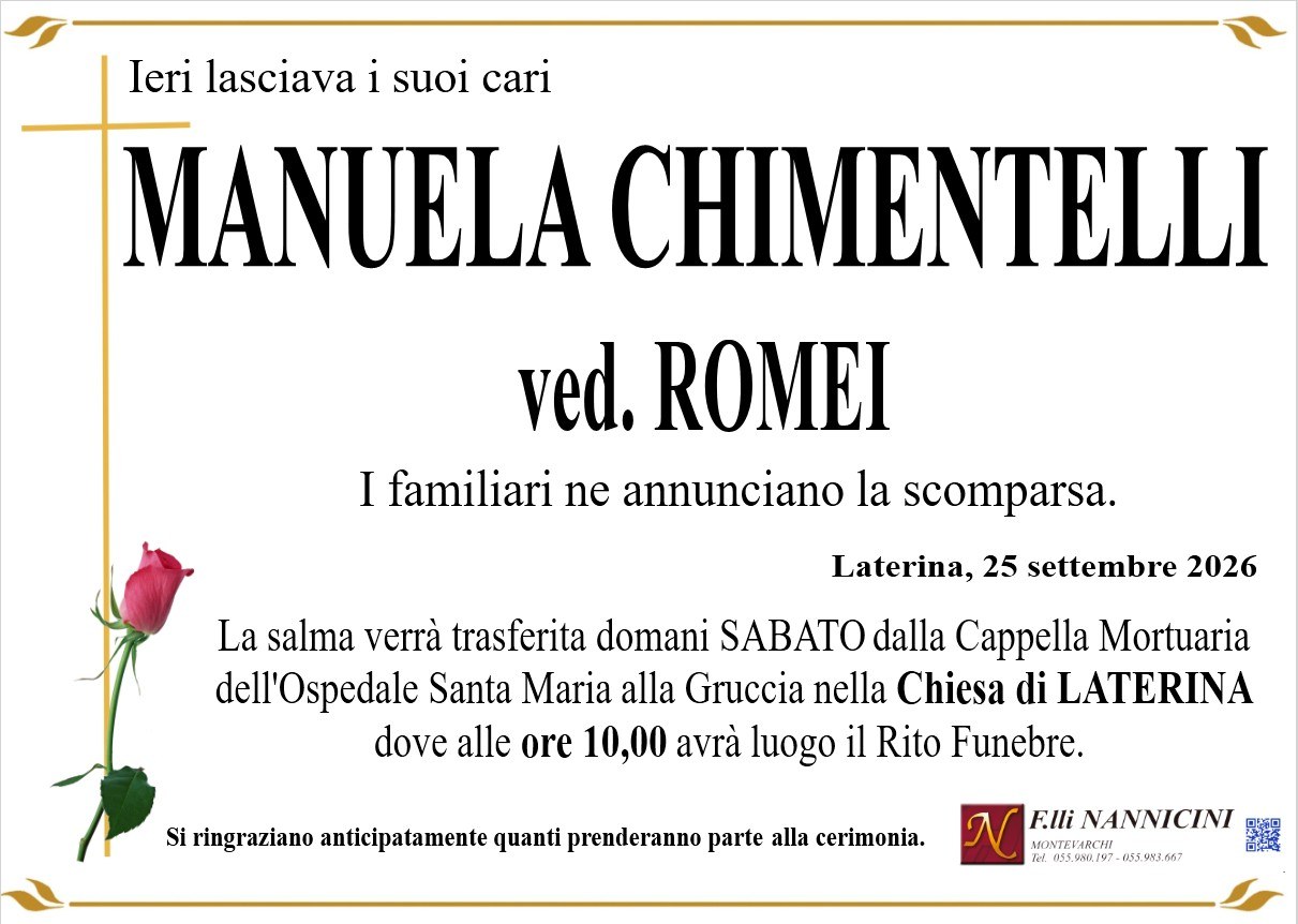 MANUELA CHIMENTELLI