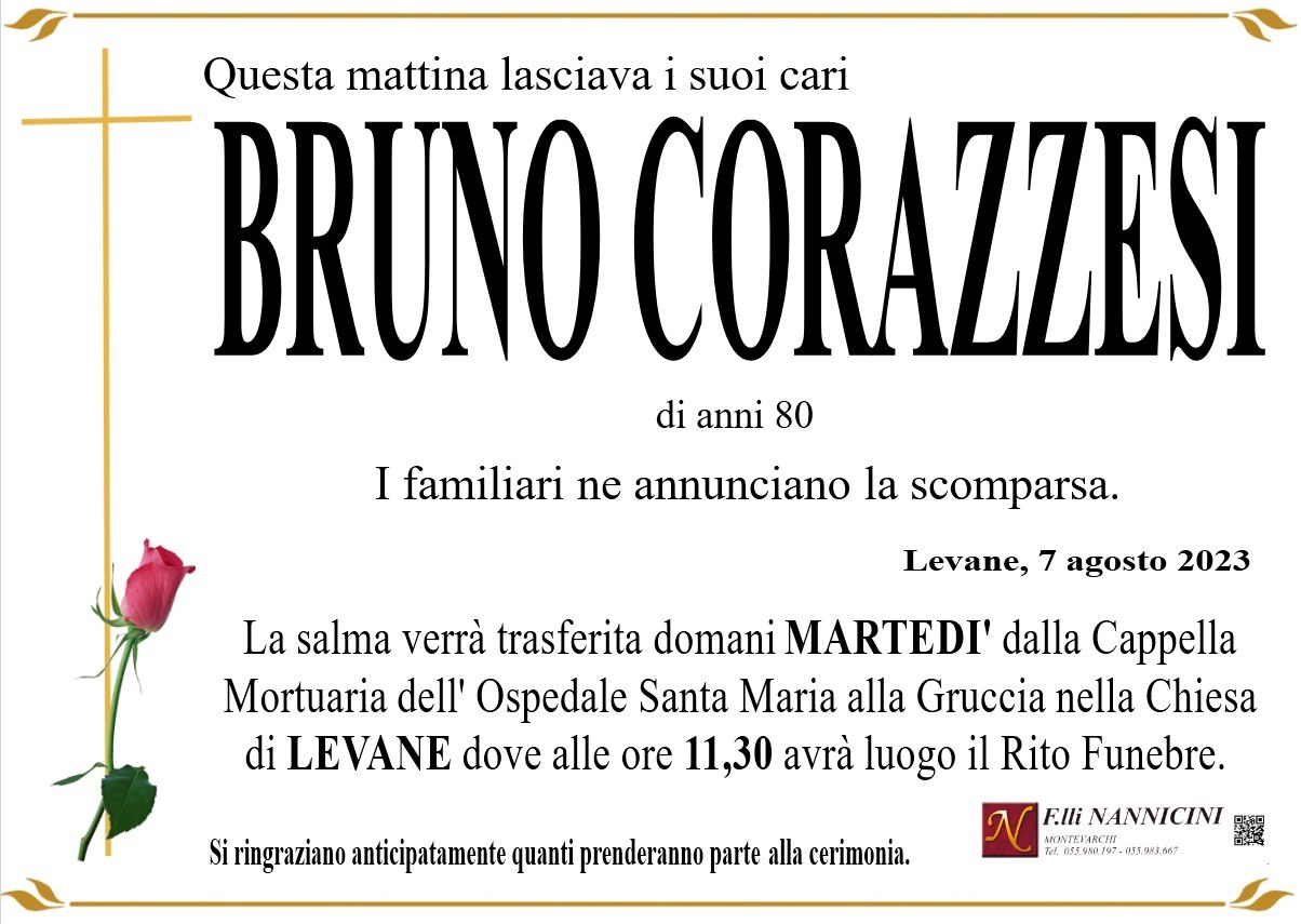 BRUNO CORAZZESI