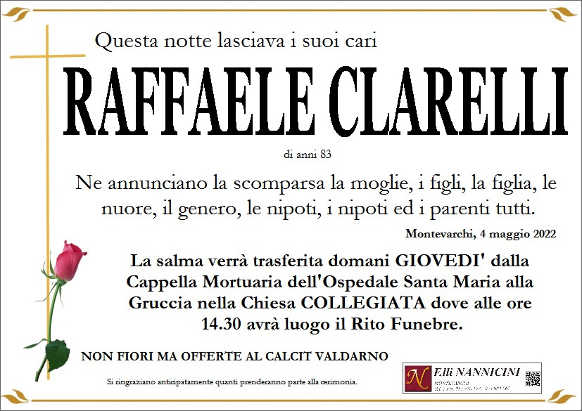 RAFFAELE CLARELLI
