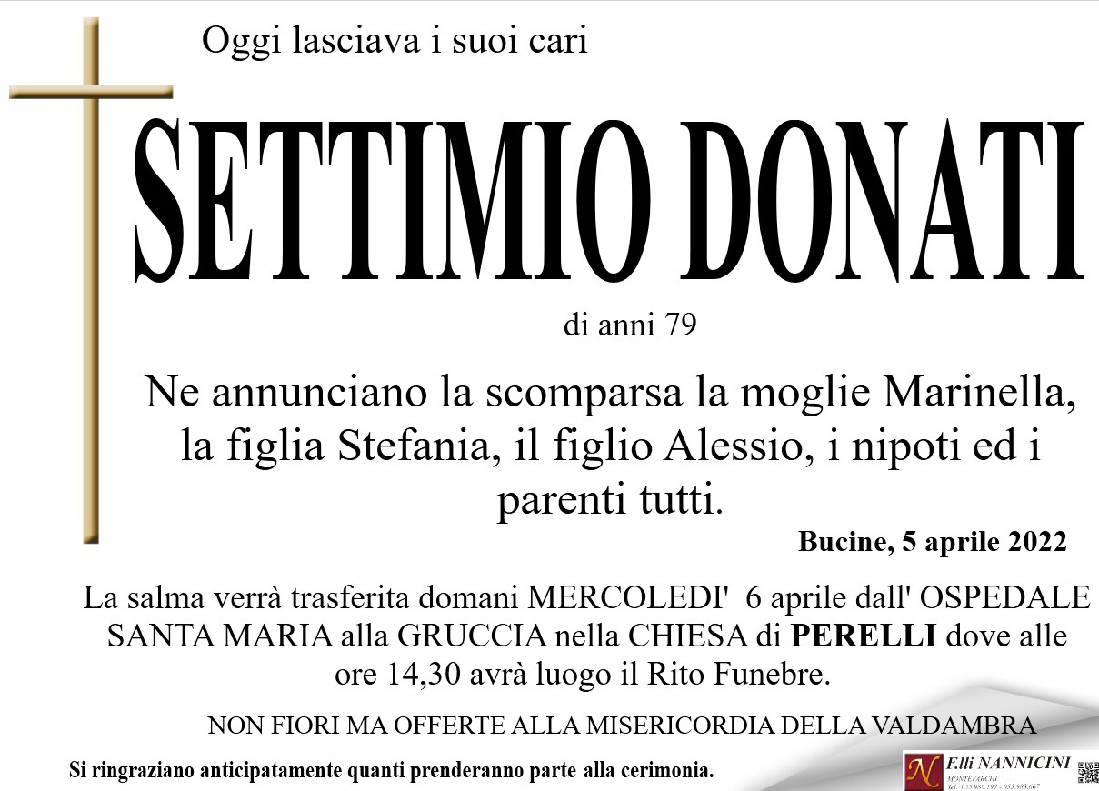 SETTIMIO DONATI
