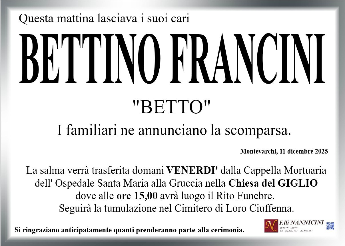 BETTINO FRANCINI