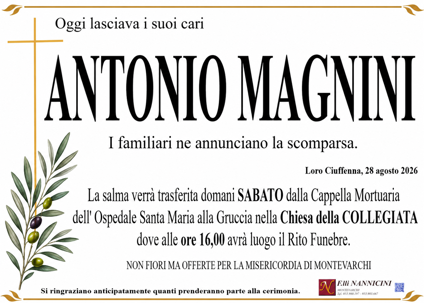 ANTONIO MAGNINI