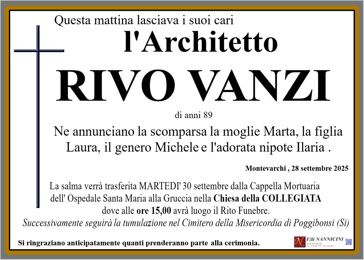 MANIFESTO RIVO VANZI