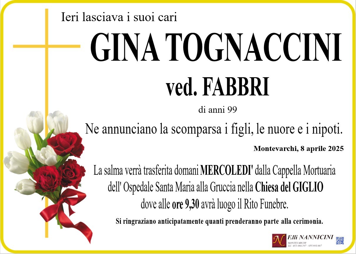 TOGNACCINI GINA