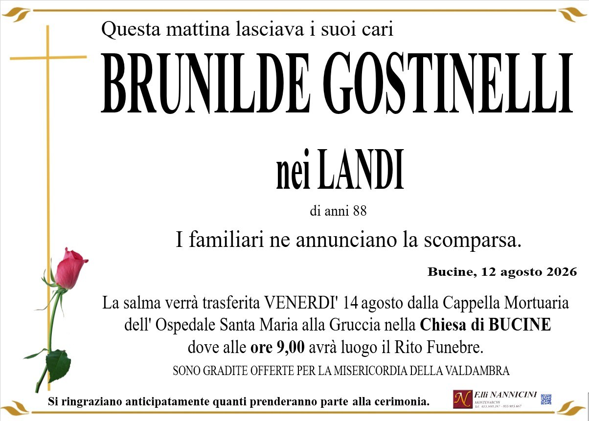 BRUNILDE GOSTINELLI