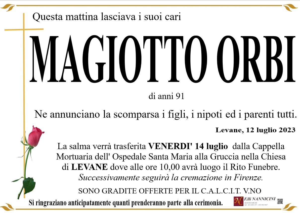 MAGIOTTO ORBI