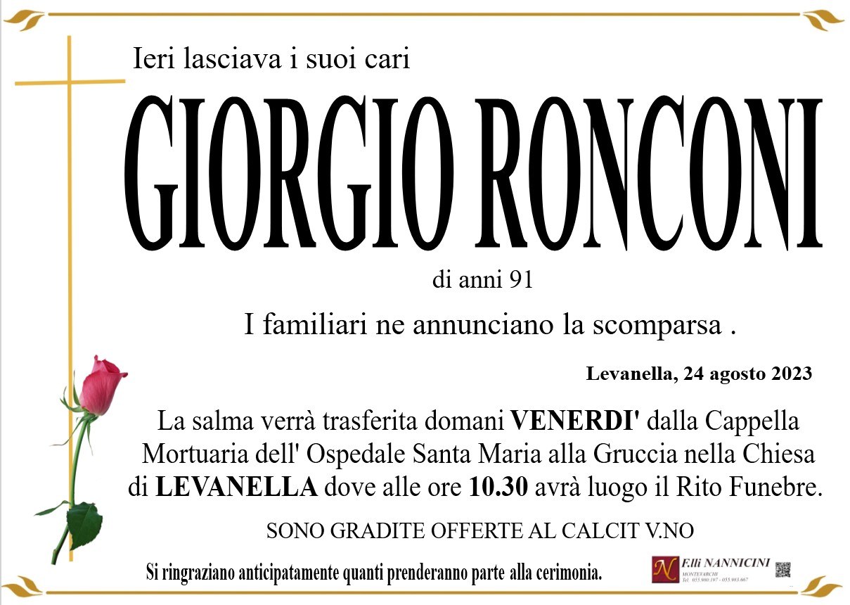 GIORGIO RONCONI