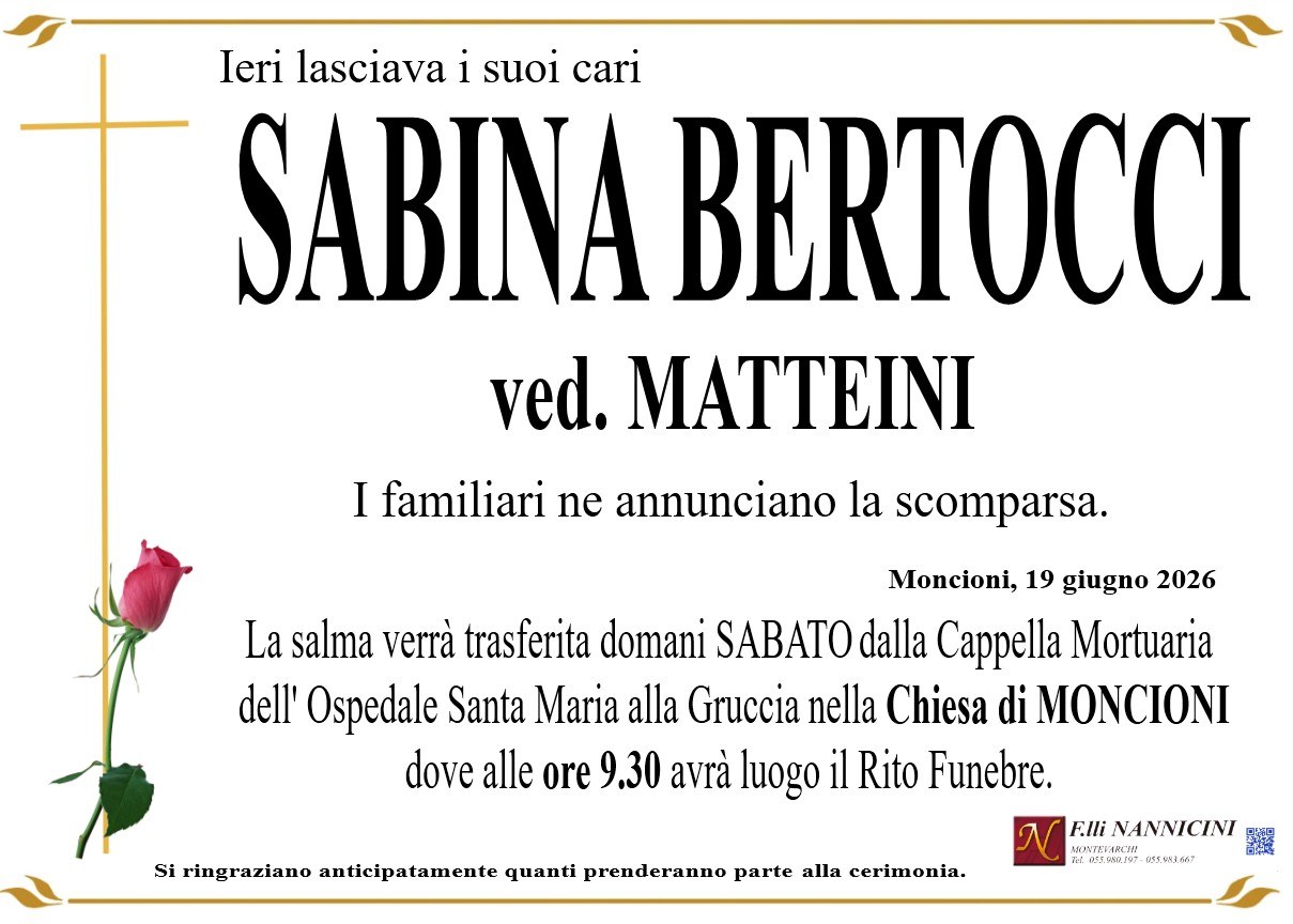 SABINA BERTOCCI