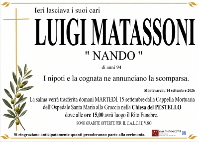LUIGI MATASSONI