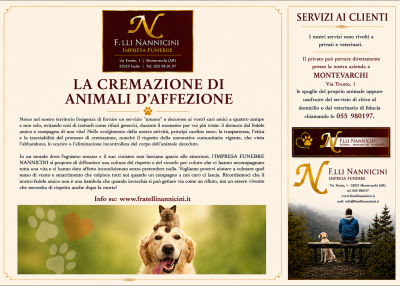 Cremazione animali