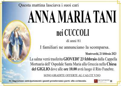 ANNA MARIA TANI