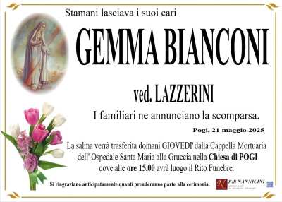 BIANCONI GEMMA