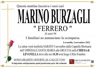 BURZAGLI MARINO