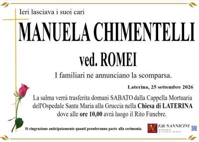 MANUELA CHIMENTELLI