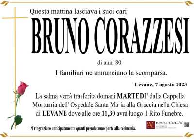 BRUNO CORAZZESI