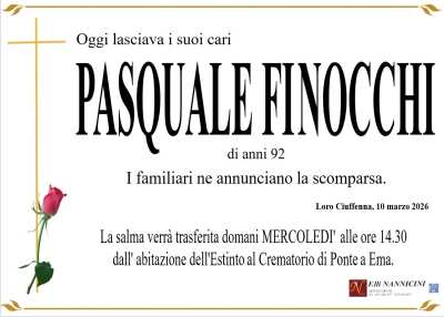 PASQUALE FINOCCHI