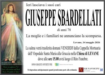 GIUSEPPE SBARDELLATI