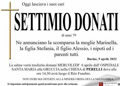 SETTIMIO DONATI