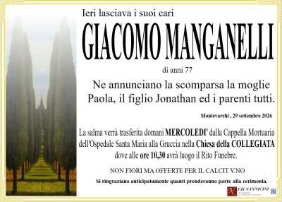 MANGANELLI GIACOMO