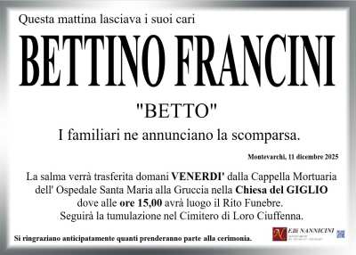 BETTINO FRANCINI