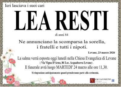 LEA RESTI
