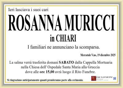 MURICCI ROSANNA