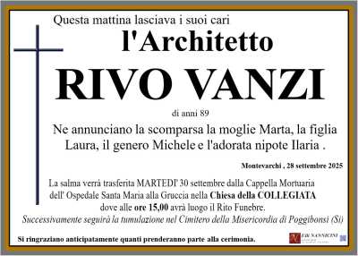 MANIFESTO RIVO VANZI