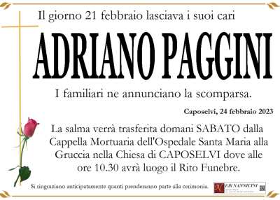 PAGGINI ADRIANO