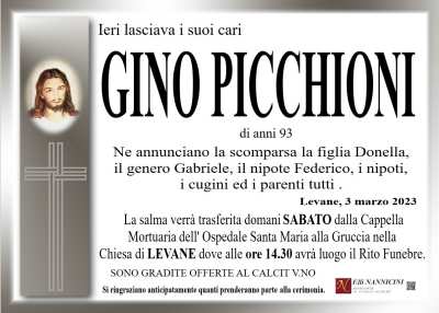 GINO PICCHIONI