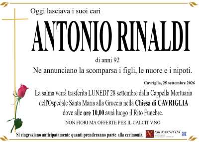RINALDI ANTONIO
