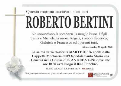 BERTINI ROBERTO