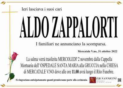 ALDO ZAPPALORTI