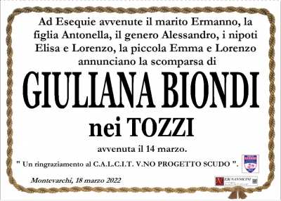 GIULIANA BIONDI