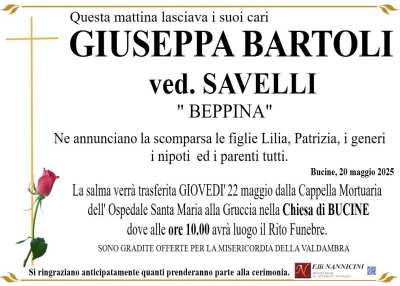 BARTOLI GIUSEPPA