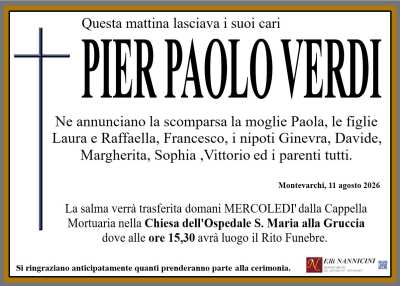 PIER PAOLO VERDI