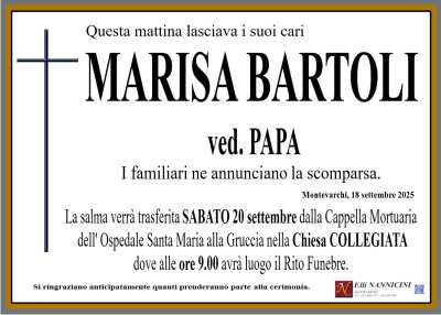 MARISA BARTOLI