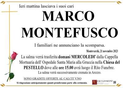 MARCO MONTEFUSCO