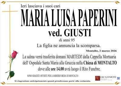 MARIA LUISA PAPERINI