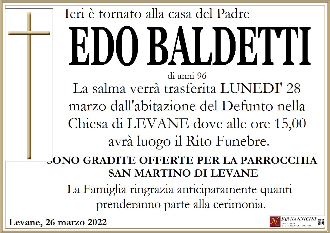 BALDETTI EDO