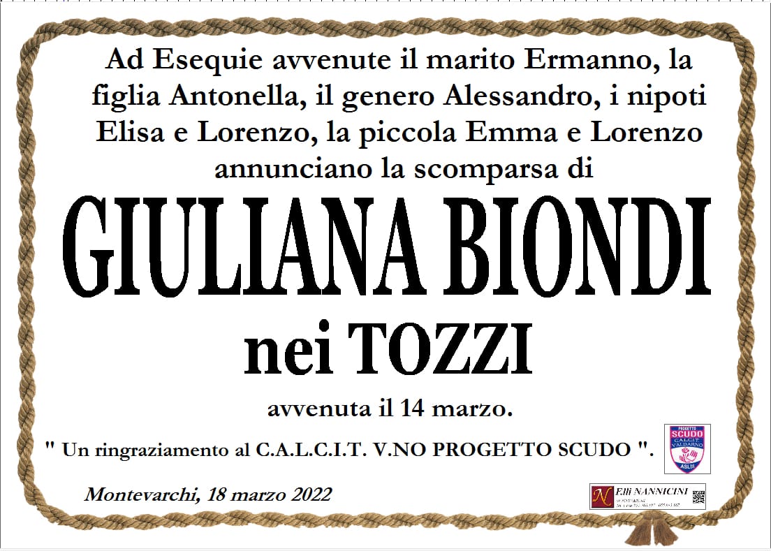 GIULIANA BIONDI