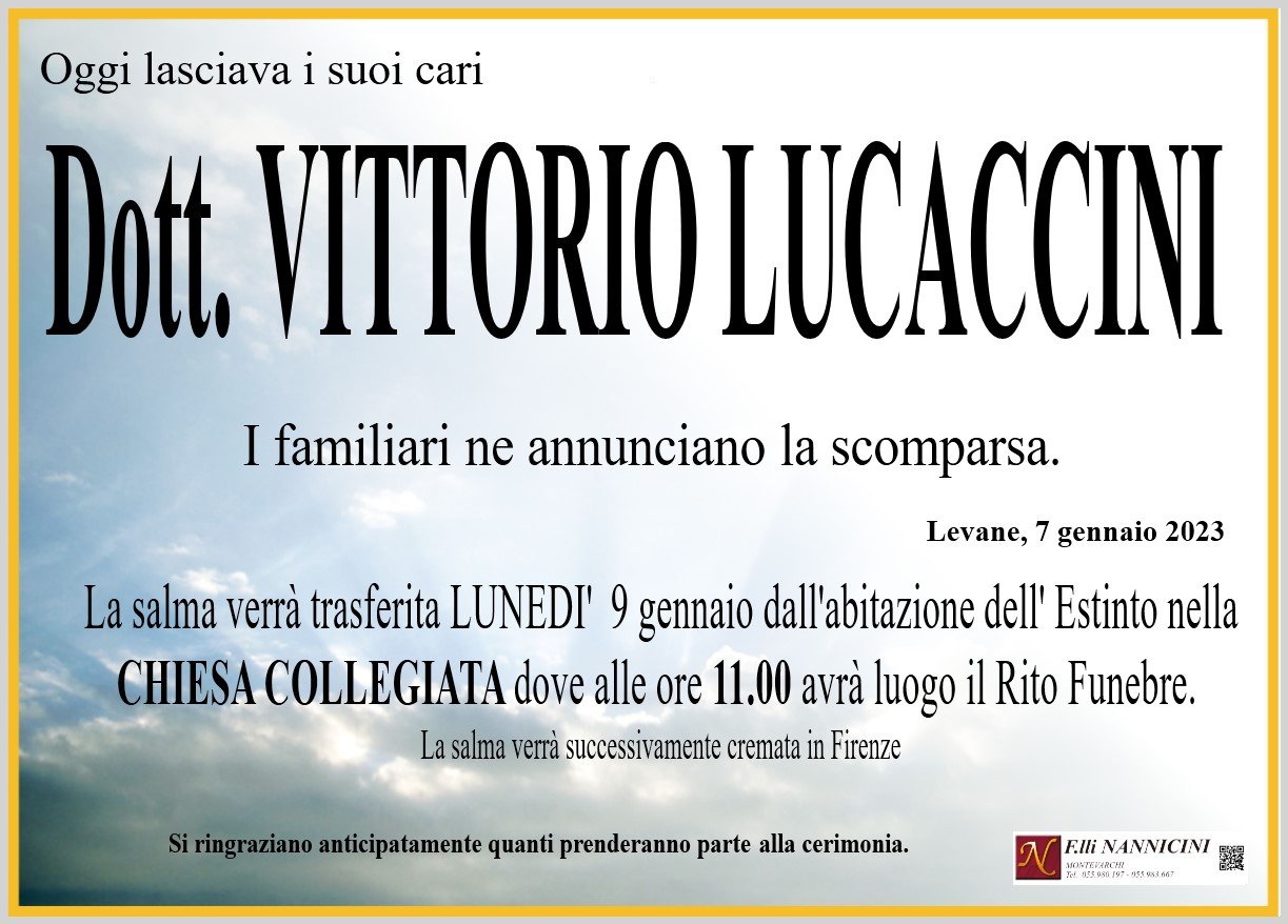 Dott. Vittorio Lucaccini