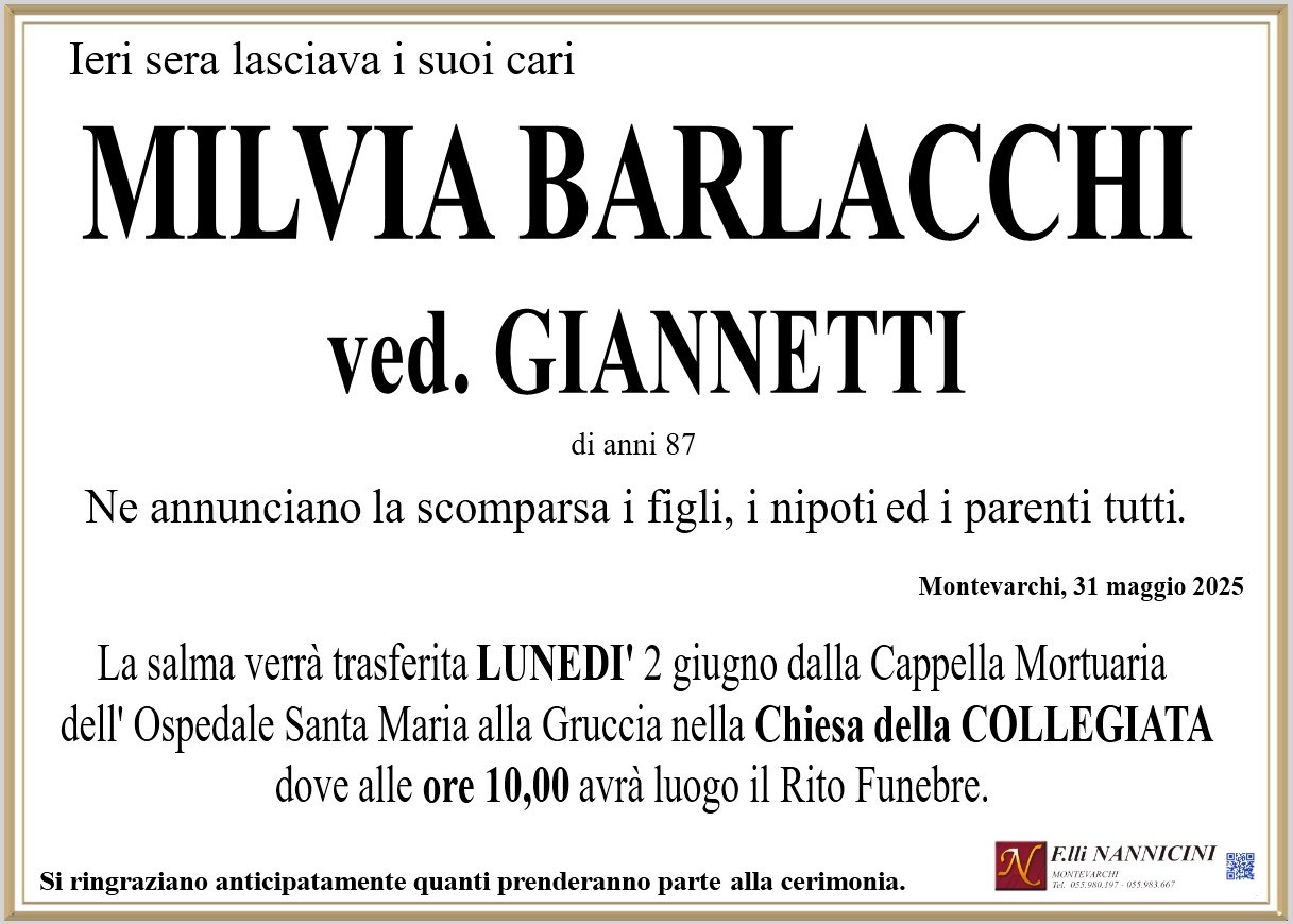 MILVIA BARLACCHI