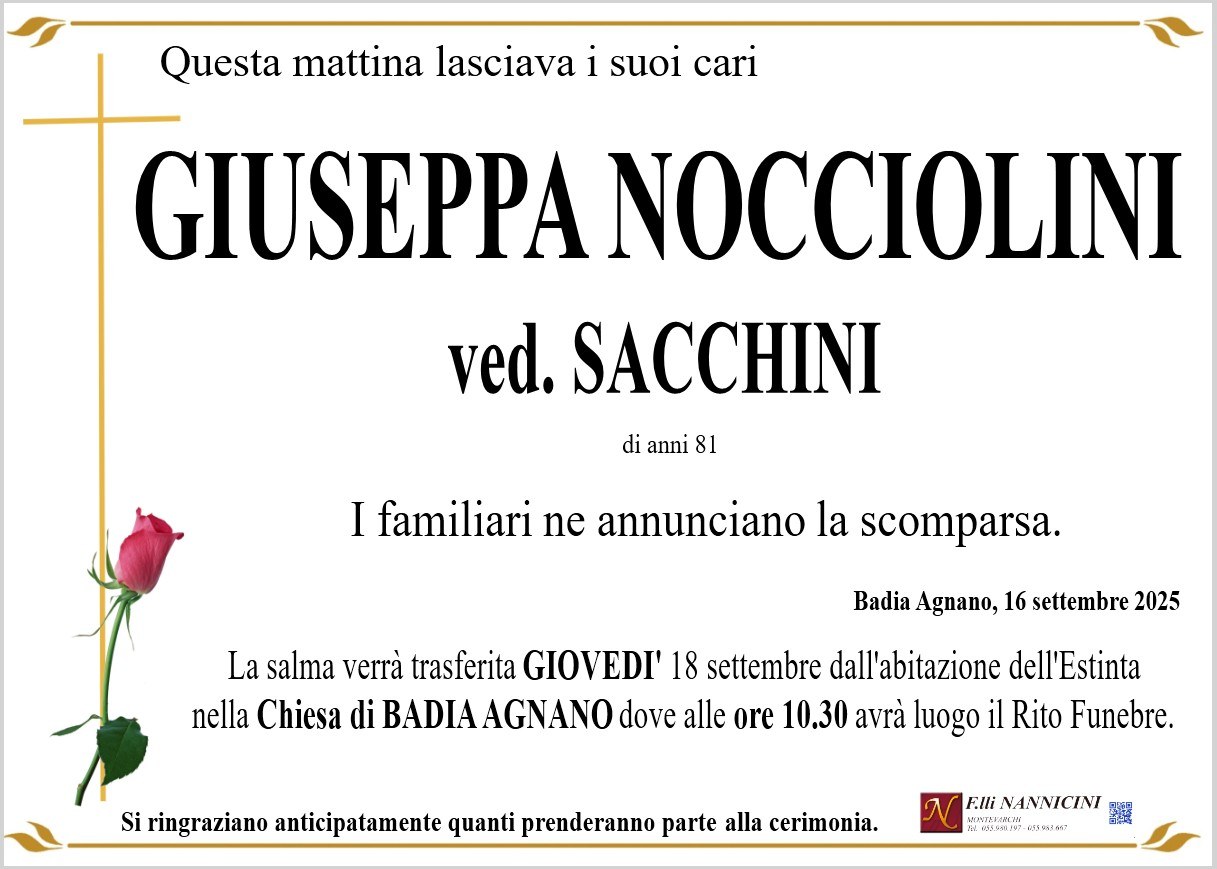 GIUSEPPA NOCCIOLINI