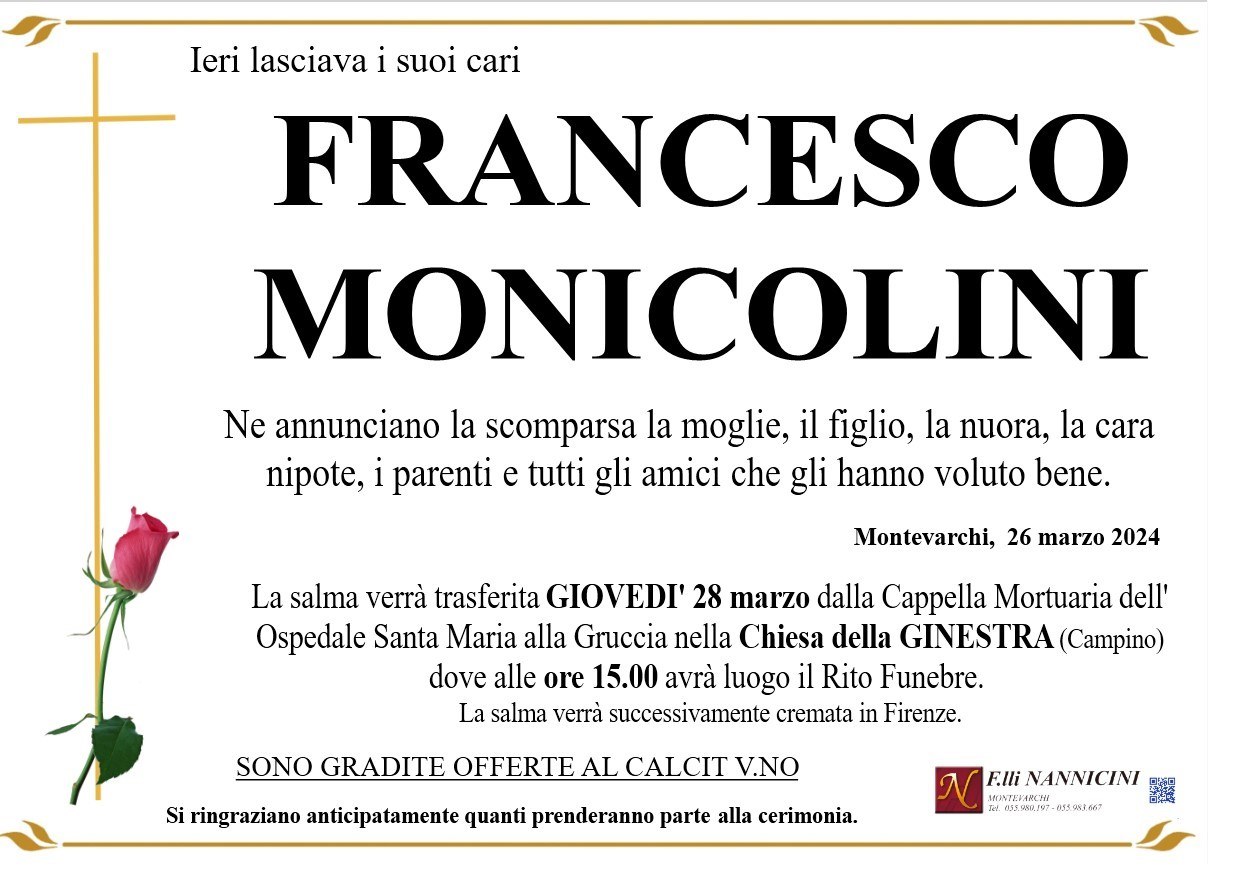 FRANCESCO MONICOLINI
