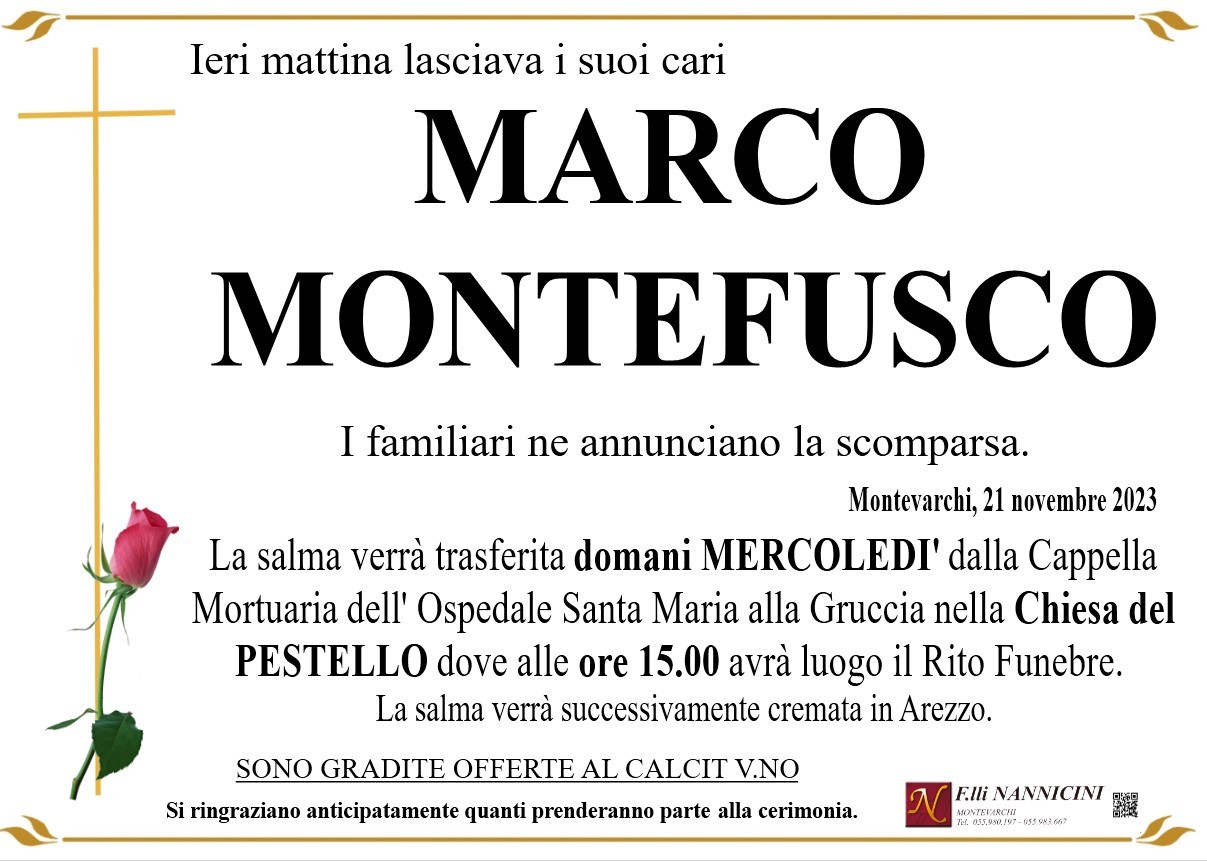 MARCO MONTEFUSCO