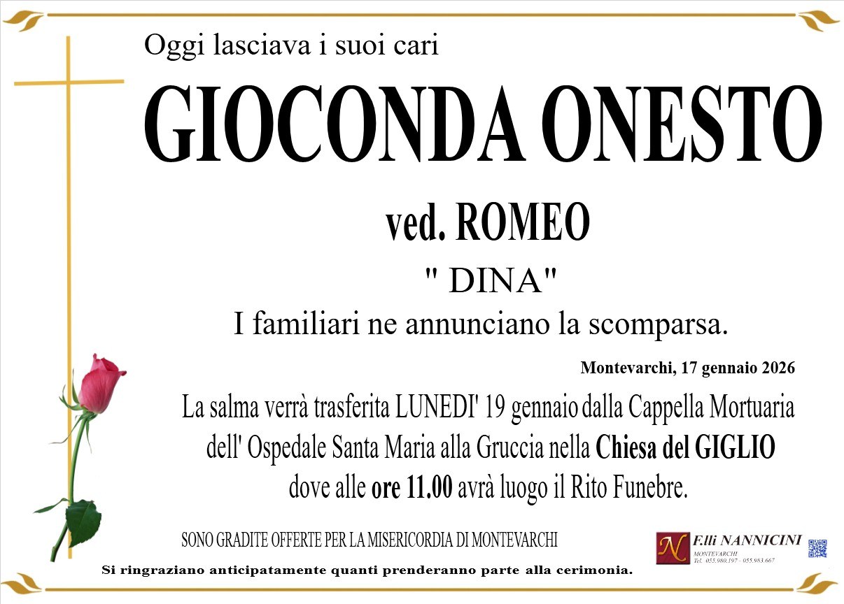 GIOCONDA ONESTO