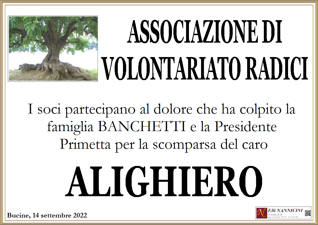 part. radici Banchetti